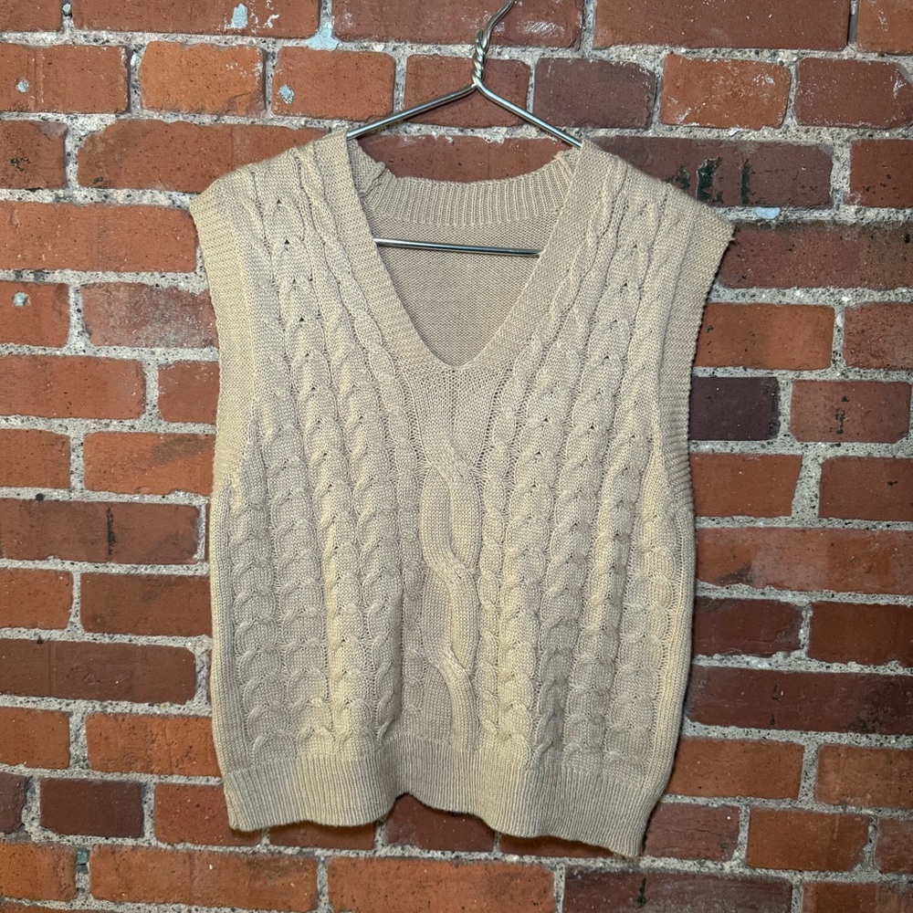 Oversized Women’s Sweater Vest